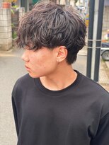 スウェル 船橋店(Swell)&nbsp;ウルフ/アッシュブラック/カルマパーマ/ベリーショート/船橋