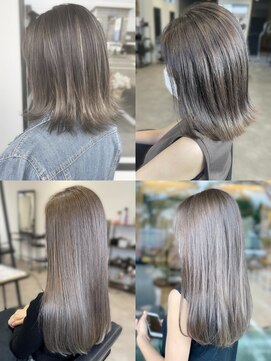 アース 明石店(EARTH) 20代30代ダブルカラーブリーチ立体感グラデーション透明感