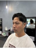 ツーブロックショート