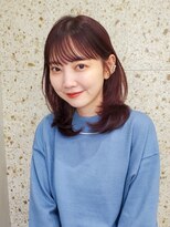 ガーデン ミサト 三郷中央(garden misato) 20代30代40代ピンクブラウン大人かわいい韓国ヘアレイヤーミディ