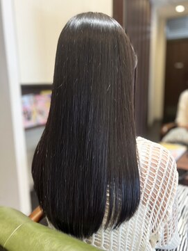 ローブロワ(L'Aube roi) 20代30代40代髪質改善☆透明感ある暗髪ストレート