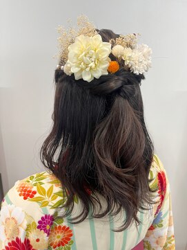 ラック 本厚木店(LUCK) ハーフアップアレンジヘア