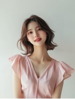 e.m.a プレミアムビューティーサロン 栄駅店(e.m.a PREMIUM BEAUTY SALON)&nbsp;ボブヘア/イメチェン/外ハネボブ/美髪/ワイドバング/髪型