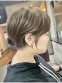 束感レイヤーショート/20代/30代/40代/50代/外苑前