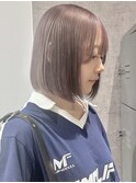 ピンクベージュラベンダーミルクティーチェリーブラウン