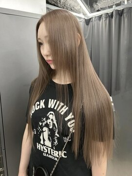 ペレ アネックス 大阪梅田茶屋町店(PELE ANNEX) ホワイトグレージュ/デジタルパーマ/フェザーパーマ/梅田