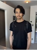 メンズミディアムパーマ