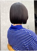 くびれヘア/顔周り/韓国/カラー/レイヤーカット/前髪/錦糸町ボブ