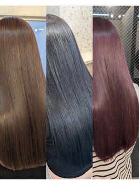 ラニヘアサロン(lani hair salon) 美髪縮毛矯正/髪質改善トリートメント/グレージュブルーブラック