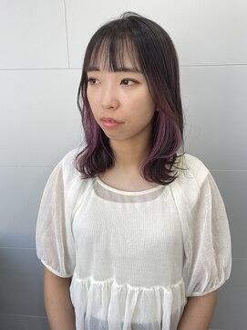 ミモラ(mimola) インナーカラー/ラベンダーカラー/パープルカラー