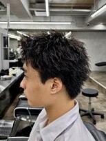 ニコ トウキョウ ロジック(nico TOKYO Logic)&nbsp;刈り上げアップバングスパイキーショートパーマスパイラルパーマ