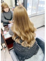 ビゼ 梅田(BIZE)&nbsp;韓国風巻き/シールエクステ/カラーエクステ/ブリーチ15