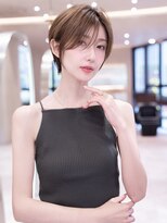 イルハバナ 渋谷(ill HAVANA) ショートボブ 小顔 オリーブグレー 20代30代 大人可愛い