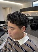 大人の短髪スパイキーフェザー/メンズショート