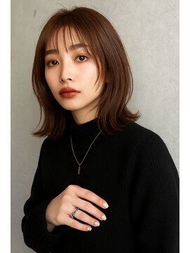 顔周りレイヤースタイル