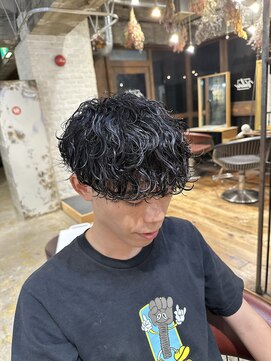 波巻きスパイラルパーマ