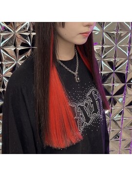 ラブスタシー 名古屋栄(Lovestasy) 原色インナーカラー