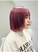 ラベンダーピンク/ベリーピンク/バイオレット/ボブ