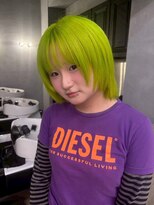 ロテサカエ(Lote.Sakae)&nbsp;着物ヘア/大人ガーリー/ダークアッシュ/似合わせカット/栄