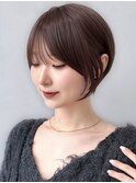 Say.クールショート顔周りカット前髪レイヤーショートイメチェン