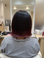 アッシュ 中目黒店(Ash)&nbsp;裾カラー×切りっぱなしボブ