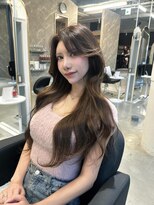 ザ シェノン ウメダ(THE CHAINON UMEDA) ダークパープル/ナチュラルショート/夏のヘアアレンジ/大阪梅田