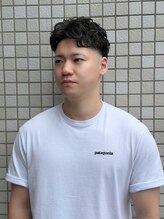 エルパティオ(EL PATIO)&nbsp;フェード×黒髪アクティブショートパーマ
