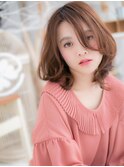 こなれ感ある大人かわいい小顔くびれミディa