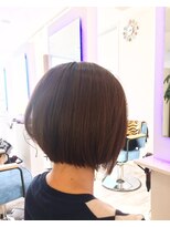 ヘアーディア(Hair...DiA) ☆絶対に綺麗に☆軽めのちょい下がりボブ@30代40代50代[伊勢崎]