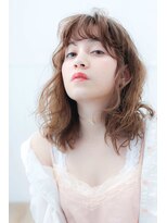 ネオリーブ クーロ(Neolive curro)&nbsp;女の子らしさ抜群♪ゆるふわボブパーマ