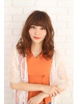 ヘア アンド ビューティー ジーン 日進店(hair&beauty geen)&nbsp;『geen』ラフカールミディアムボブstyle