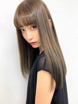 ラエティス(Laetus) 髪質改善縮毛矯正×透明感ベージュでツヤ髪ロング/イメチェン