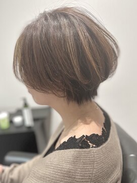 ジエクト 本店(The Ect) 大人丸みショート×上品フォルム大人スタイル×デザインカラー