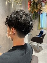 お花と犬と美容室&nbsp;２ブロックパーマ