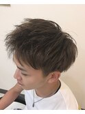 アップバングショート