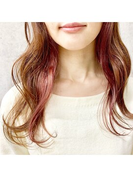 アミティー(amity) 【amity tae】大人かわいいローズピンク系インナーカラー＊