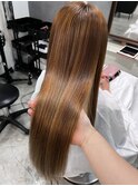 髪質改善ストレート ロング