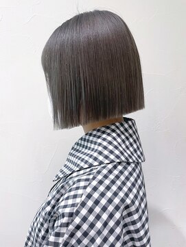 アイティー バイ アルバム 中野店(IT by ALBUM) ストレートボブオリーブグレージュ_外ハネボブ_ba367201