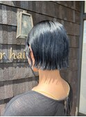 切りっぱなしボブ