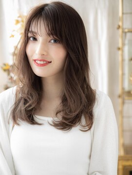 カバーヘア ブリス 大宮西口(COVER HAIR bliss) 外国人風オンブレシースルーバングこなれヘアa大宮20代30代40代