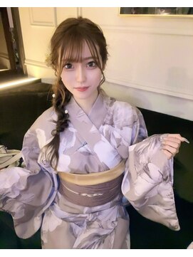 ヘアーメイクサロン リュクス(Hair make salon LUXE) サイド編みおろし