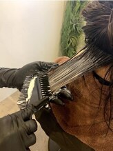 【トリートメント塗布】