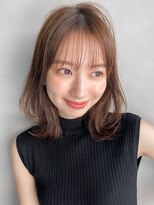 20代30代40代◎薄めバング似合わせカット外ハネボブ美髪艶感
