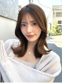 20代30代40代◎前髪パーマグレーベージュレイヤーロング黒髪