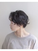ハンサムショート#ケアパーマ＃簡単スタイリング#豊橋#豊川#田原