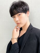 アース 綱島店(HAIR&MAKE EARTH)&nbsp;スーツ短髪ツーブロック束感モテる黒髪シークレットパーマ流行