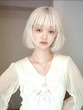 ユルク(JURK nagoya) 【TAIKI NOGUCHI】抜きっぱなしホワイトブロンド