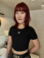 ネルケ 立川(nelke)&nbsp;ウルフカット　レイヤーカット　ロングウルフ　顔まわりレイヤー