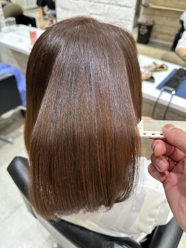 フリーラ 横浜(freera) 髪質改善サラサラプレミアムストレート大人ガーリー韓国ボブ横浜