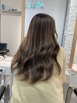 ブレンド 渋谷(BLend)&nbsp;マチルダボブ前髪ハイライトグレージュ